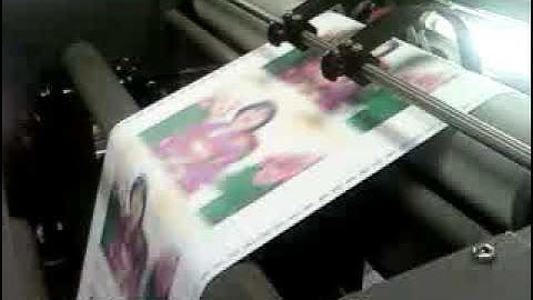 gk five colour  computer stationary printing machine