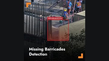 viAct AI Powered Fall Prevention Software | Missing Barricade Detection | Working at Height Safety