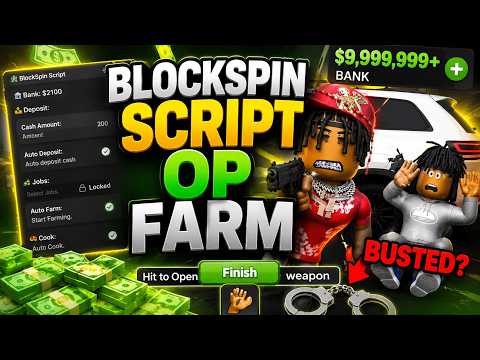 [OP🔥] NEW Block Spin Auto Farm Script *OP* Auto Defend,Kill Aura