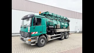 DAIMLER-BENZ Actros 2640 6x4, Kroll Saug-/Spülwagen ca. 14,5m³, Funk