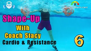Pool Shape Up Series  I #6 - Aqua Cardio with Resistance Equipment (Buoys / Enki)
