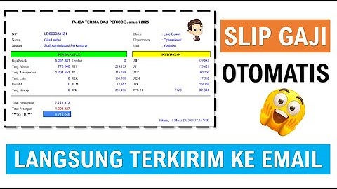 Tutorial Lengkap: Cara Mengirim Slip Gaji Otomatis ke Email Karyawan dengan Mudah!