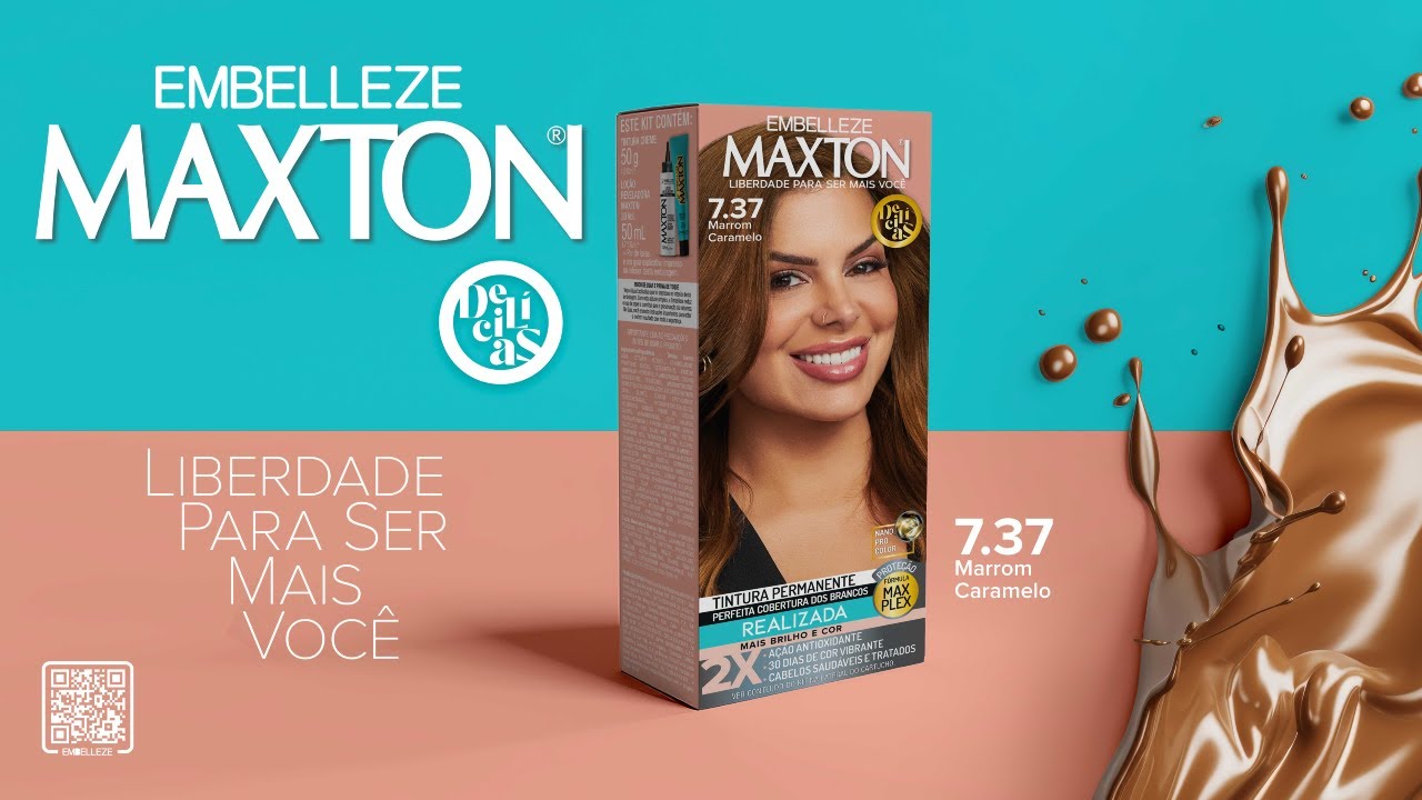 Antes e depois da @evelynregly com Maxton Delícias Marrom Caramelo 7.37 ...