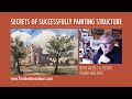 How to easily paint complex structure in Watercolor - Secrets that will amaze.