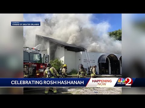 Chabad Of Greater Orlando Marks Rosh Hashanah Outside Of Synagogue After Devastating Fire