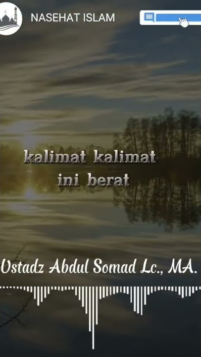 Ceramah Pendek UAS TERBARU || Kalimat Yang Paling Ringan Diucapkan#shorts