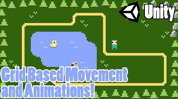 How to make 4-Way Grid Based Movement and Animations in Unity | Unity Tutorials