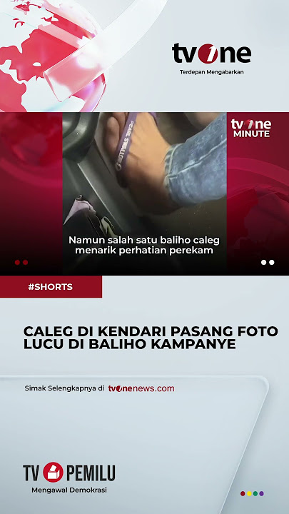 Nyeleneh! Caleg Pasang Foto Lucu di Baliho, Cuma Pakai Kaus dan Sarung #shorts  #tvone #news