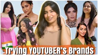 trying Indian Youtuber Owned Brands - SJ Merch, CnL, Simbaa & more | #IshReviews