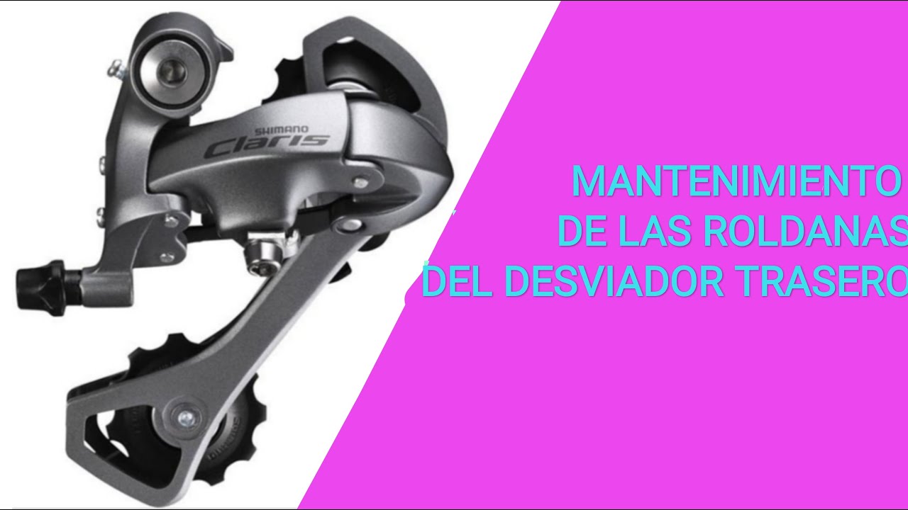 MANTENIMIENTO DE LAS ROLDANAS DEL DESVIADOR TRASERO 🔧🛠🔧[Ciclismo en casa]