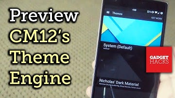 Add the New CyanogenMod 12 Theme Engine to Your OnePlus One [How-To]