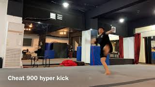 Taekwondo kicks 2X [roundkick~1440kick](slowmotion)