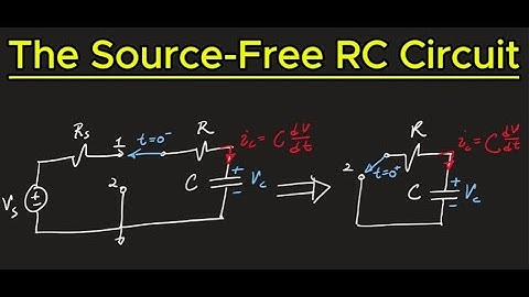 The source-free RC circuit - clearly explained
