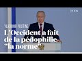 Poutine accuse loccident davoir fait de la pdophilie la norme