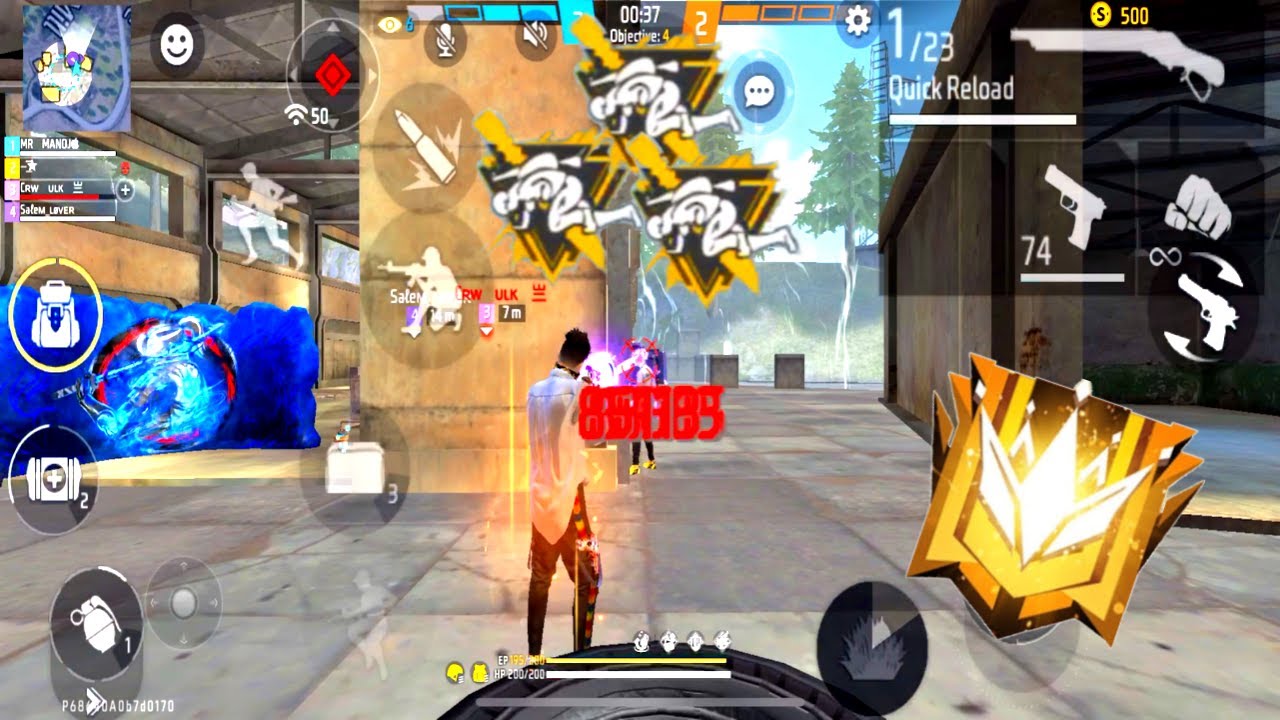 CSR GRANDMASTER GAMEPLAY HIGHLIGHTS | Free Fire Clash Squad | Free Fire | Fire Fire Max | 