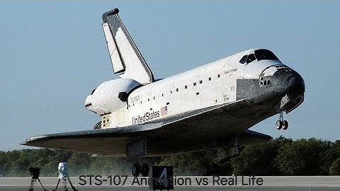 2003 Space Shuttle Columbia Disaster - Animation vs Real Life