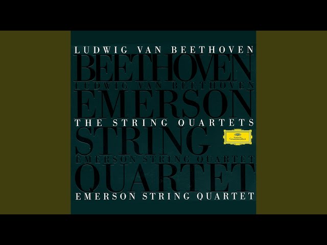 Beethoven - Quatuor à cordes n°9 : Quatuor Emerson