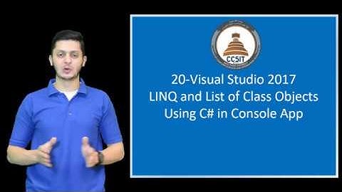 C# Tutorial 20 - LINQ and List of Class