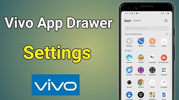 Vivo App Drawer Settings  | Vivo Me App Drawer Kaise Banaye