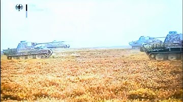 Rare WW2 Combat Film: German Tanks on the Eastern Front
