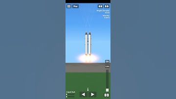 Reused Falcon Heavy rocket|try to escape|SFS|shorts