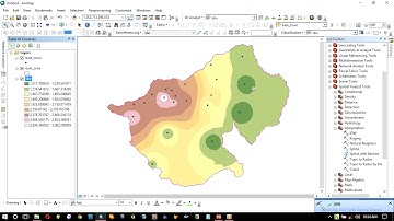 IDW (Inverse Distance Weight) ArcGIS 10.3 | GIS and Remote Sensing Analytics