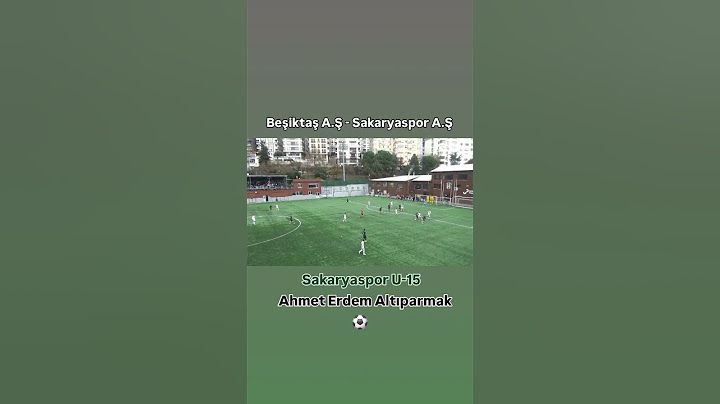 Beşiktaş U-15 & Sakaryaspor U-15 Ahmet Erdem Altıparmaktan Son Dakikada Galibiyeti Getiren Gol ⚽️👍
