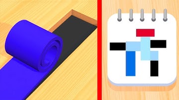 Color Roll 3D Level 1-100 Gameplay (Android/IOS)