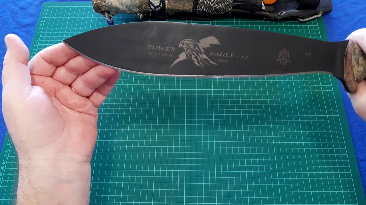 TOPS Power Eagle Knife - 18 Inch 1095HC Steel Blade With Ballistic Sheath