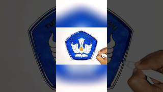 Menggambar Logo Tut Wuri Handayani #logotutwurihandayani #shorts