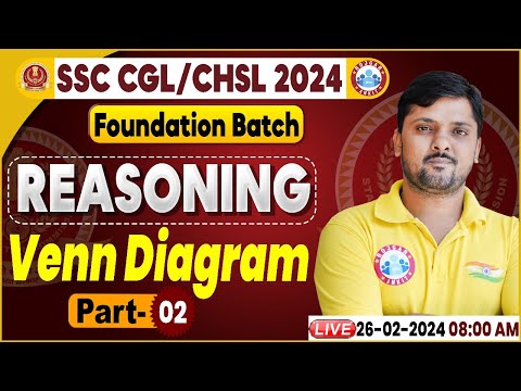 SSC CGL & CHSL 2024, SSC CHSL Venn Diagram Reasoning, Foundation Batch Reasoning Class by Rohit Sir