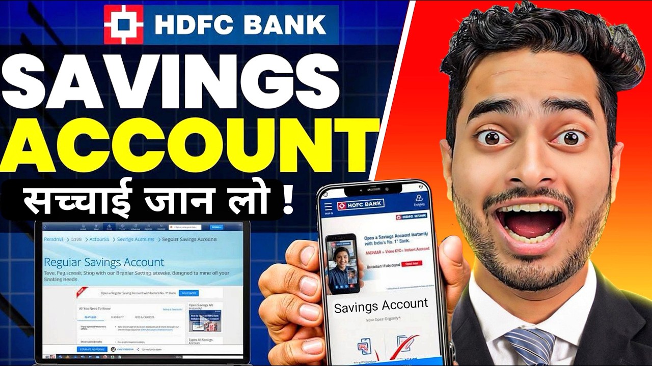 HDFC Bank Account Opening Online, How to Open HDFC Bank Account Online, Hdfc Online Account Opening