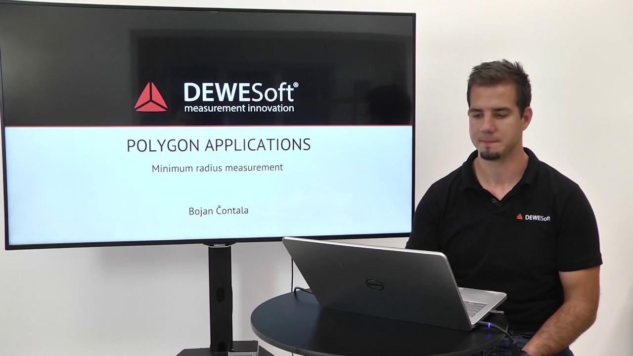 Minimum radius measurement using polygon in DewesoftX - YouTube