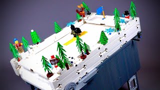 I Built a Working LEGO Ski Slope!