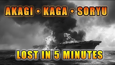 Five Minutes That Sank Japan’s Empire — The Battle of Midway 1942