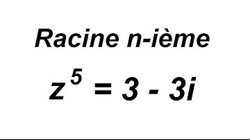 Calcul de racine n-ième avec les complexes