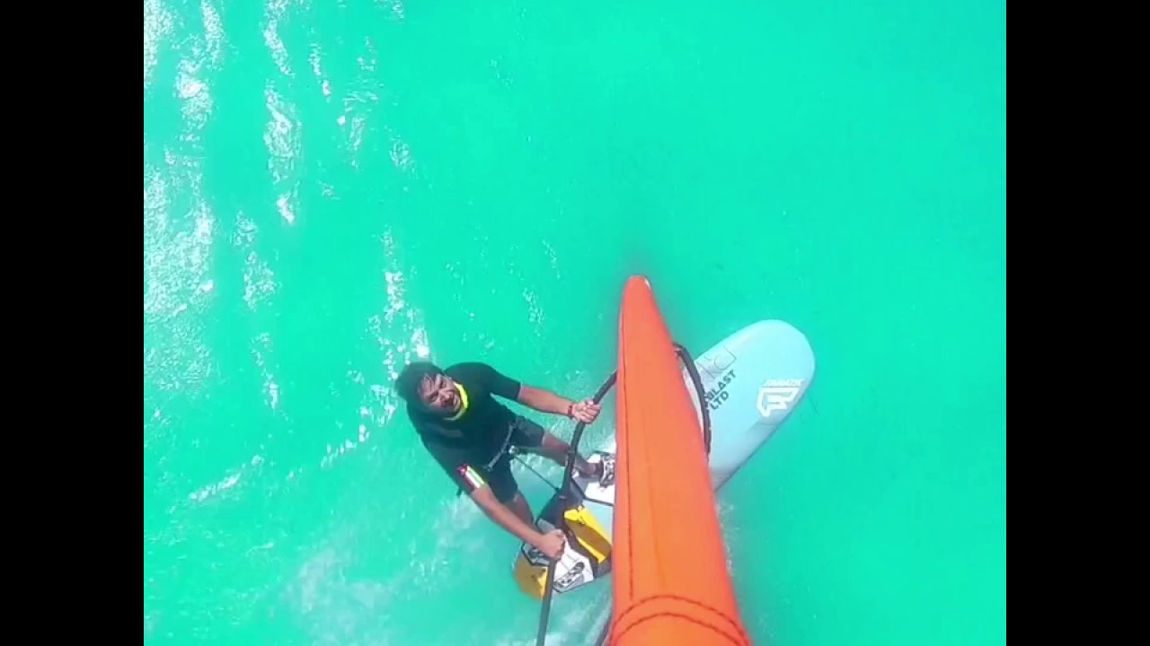 Windsurfing on a Fanatic Blast at Lefkada