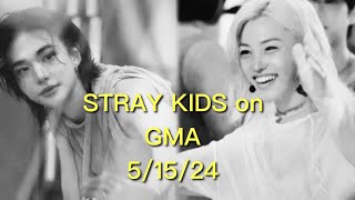 Stray Kids at GMA  including FULL PERFORMANCE of “Lose my breath” SKZ Version - Hyunlix cut