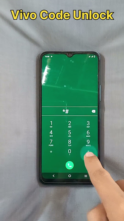 Vivo Code Unlock #shorts