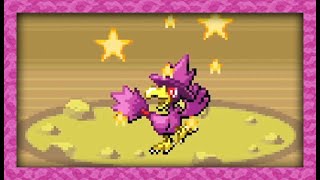 Live Shiny Murkrow After 7,346 Random Encounters In Pokémon Fire Red