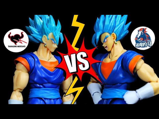 Dragon Ball Super: SSGSS Vegito - Who Did It Better? SH Figuarts (Bandai)  or Demoniacal Fit 