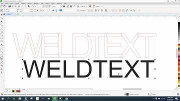 Corel Draw Tips & Tricks Weld Text but in what order PART 2
