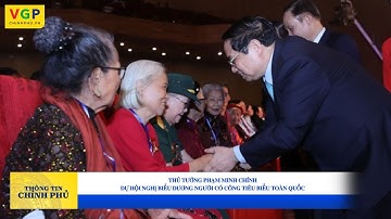 Thủ tướng Phạm Minh Chính dự Hội nghị biểu dương người có công tiêu biểu toàn quốc