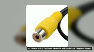 1pc FAKRA to RCA Video Cable Adapter - Car Reversing Camera AV-IN Parking Monitor Cable for VW BMW A