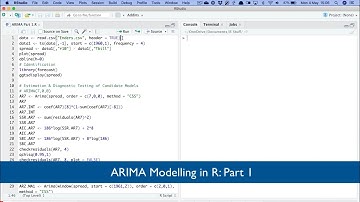 8. ARIMA modelling part 1