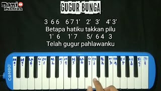 GUGUR BUNGA (Ismail Marzuki) - Not pianika