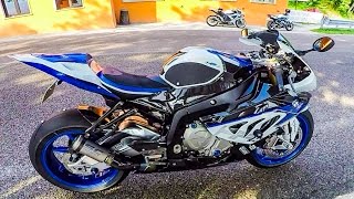 Insane MaxWrist test ride on friends bike. Beautiful BMW HP4 motorcycle Costo Mountain Run.