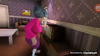 مقلب قطع سلك التلفاز في المعلمة الشريرة  غضبت كتير  scary teacher  3D