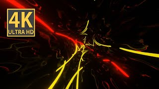 Abstract Background Video 4k TV VJ LOOP NEON Red Yellow Visuals Hypnotic Visual ASMR Motion Graphic