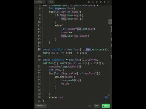 Leetcode 1636. Sort Array by Increasing Frequency - YouTube